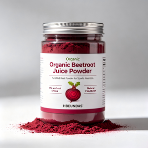 Poudre de jus de <span class=keywords><strong>betterave</strong></span> biologique, poudre de <span class=keywords><strong>betterave</strong></span> rouge pure pour la nutrition sportive, boissons pré-entraînement, colorant alimentaire naturel HBEUNDAS - Product Image 4