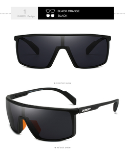 DUBERY OFFICIAL Vente en gros Lunettes de soleil coupe-vent surdimensionnées tendance 2026 Lunettes de soleil de sport pour hommes <span class=keywords><strong>D606</strong></span> - Product Image 2