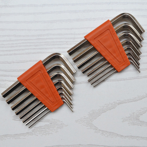 Juego de llaves <span class=keywords><strong>Allen</strong></span> multifuncional Herramienta de acero de brazo corto largo universal con Llaves hexagonales Sistema de medición métrica - Product Image 4