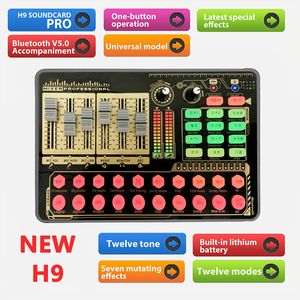 Tarjeta de Sonido GAX-H9, Equipo de Audio para Grabación en Vivo, Venta al Por Mayor de Fábrica - Product Image 5