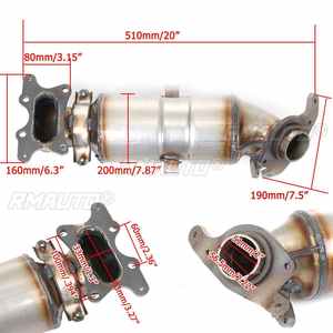 Convertidor Catalítico para Honda Civic DX/EX/LX/GX/SPORT 1.8L R18A1 I4 2006 2007 2008 2009 2010 2011 - Product Image 6