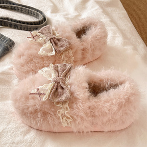 Calzado Infantil de Invierno 2025, Tendencia Coreana, Térmico, Afelpado, Cálido, Transpirable, Ligero, Cómodo para el Hogar, Antideslizante - Product Image 3