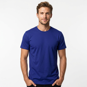 Camiseta de Cuello en V de Secado Rápido para Hombre, 200G, Logotipo Personalizado, Fabricante OEM, Venta al Por Mayor, Exportación - Product Image 1