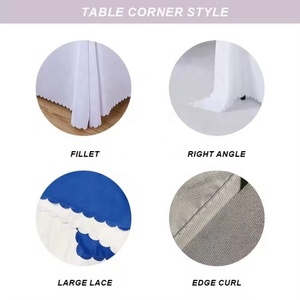 Custom Full Color Print Tablecloth Woven <strong>Table</strong> Cover Custom Size Logo Design <strong>Table</strong> Cloths for Trade Show Events Wedding Party - Product Image 5