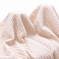 Tissu jacquard tricoté texturé, motif à rayures droites, idéal pour les manteaux et les sweats à capuche épais de style japonais et coréen, 440g