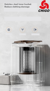Lavadora/Secadora Inteligente Automática Todo en Uno, Capacidad de 12 kg, Uso Doméstico y Hotelero, Modelo Xqb120, Acero Inoxidable - Product Image 6