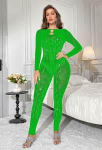 จั๊มสูทขายส่งแบบหนาประดับเพชรเทียม รุ่นใหม่ ปี 2026 - Product Image 5