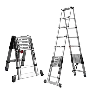 Hot Selling Combination Ladder Telescopic Aluminum Ladder with a Balance Pole