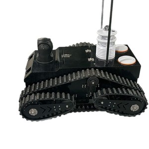 Robot de sécurité intérieur/extérieur avec surveillance vidéo, caméra 360°, LDS, SLAM, moteur DC, contrôlé par application, IP54, plastique noir - Product Image 5