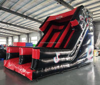 Commercial EN-14960 Enfants Saut Gonflable Château Parc D'attractions Aire De Jeux En Plein Air Fun City Tiktok Thème Gonflable Toboggan Sec