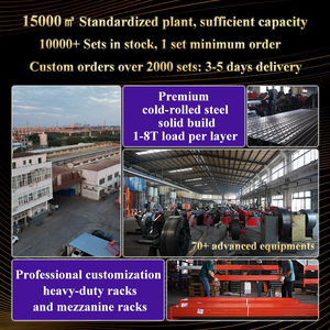 Мезонинный этаж Caiyun для складских стеллажей, рабочий антресольный этаж для стеллажных систем, мезонинные полки для склада - Product Image 5