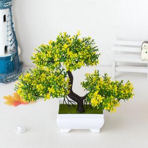 Bonsai Artificial Plastic Small <b>Tree</b> Plants Potted Ornaments for Home <b>Decoration</b> Hotel Garden Decor - Product Image 6