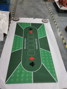 Tapete de Juego Personalizado Rectangular de 1.8m para Baccarat y Póker, Tapete de Espuma de Goma de 2mm de Grosor para Juegos de <span class=keywords><strong>Casino</strong></span> - Product Image 4