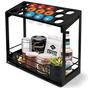 Custom K Cup Houder Koffiepad Houder En Koffie Station Organizer Koffiebar Accessoires Organizer Voor Teller