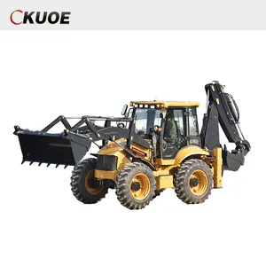 New Front End Compact Excavator Wheel Loader Backhoe Loader for Machinery Repair Shops Features Weichai Engine