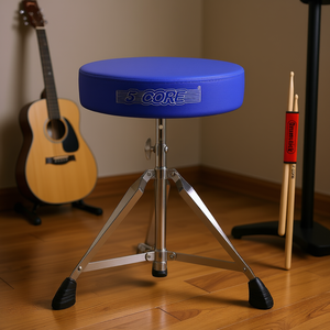 Tabouret de batterie rembourré à 5 éléments, réglable en hauteur, siège musical monocouche pour adultes et enfants - Product Image 2