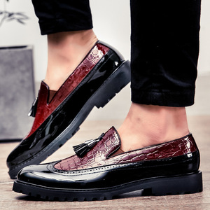 Zapatos de Vestir de Cuero con Punta para <span class=keywords><strong>Hombre</strong></span>, Estilo Británico, Multicolores, con Suela Plana, Formales, para Exteriores, Cómodos - Product Image 3