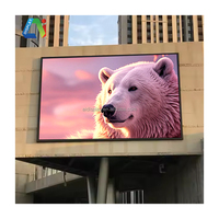 Écran LED fixe extérieur HD super durable et étanche P2-P10, grand écran d'affichage numérique pour la publicité extérieure des stades