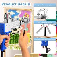 Kit d'outils 2-en-1 pour tapis et moquette : accessoire de pistolet à peluche et outil de découpe de tapis