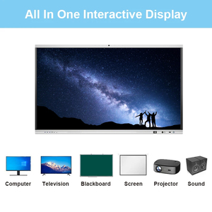 Pantalla Interactiva Inteligente con IA Android 4K <span class=keywords><strong>de</strong></span> 75 Pulgadas, Pizarra Digital Táctil para Enseñanza en el Aula - Product Image 4