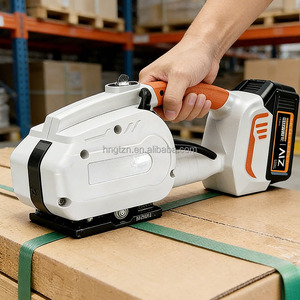 เครื่องรัดกล่องแบบมือถือพร้อมแบตเตอรี่ชาร์จไร้สาย ใช้ได้กับสายรัด PP/PET ราคาส่งจากโรงงาน - Product Image 1