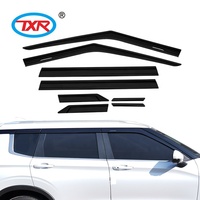 Accessoires extérieurs Auto visières de pluie déflecteur pièces de voiture visières de ventilation de fenêtre pour MITSUBISHI Outlander
