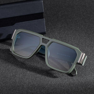 Lunettes de soleil pour homme Cy-98473, monture large noire en PC, protection UV400, protection solaire extérieure, transmission de classe 2 - Product Image 3