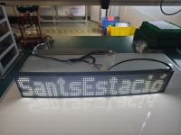 ZZG Programable 11*80 Puntos Bus Head Sign Curved Bus LED Panel Pantalla flexible para camión