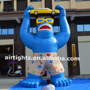 Publicidad <span class=keywords><strong>de</strong></span> mono gigante personalizada con un globo <span class=keywords><strong>de</strong></span> gorila inflable para coche para concesionario <span class=keywords><strong>de</strong></span> <span class=keywords><strong>coches</strong></span> - Product Image 3