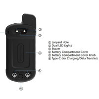 Récepteur RDC20 portable 2,8 pouces 1408 canaux Système Android 10 RTK GNSS Classé IP68 Batterie 4000mAh Multi-fréquence