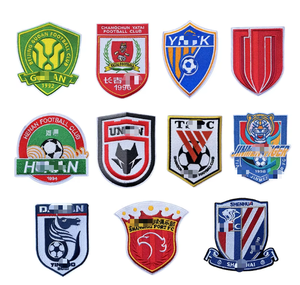 Patch de <span class=keywords><strong>football</strong></span> Super League thermocollant, logo d'équipe brodé personnalisé, badge, brassard, autocollant pour sac - Product Image 2