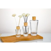 Diffuseurs d'arômes en verre pour voiture et maison, 200 ml et 500 ml, avec bouchon à vis, pour huiles essentielles et bâtonnets diffuseurs