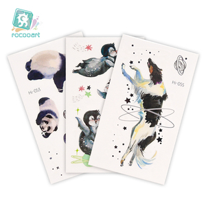 Hình Xăm Thiết Kế Hình Thỏ Cá Heo Chim Phát Sáng Tạm Thời Tùy Chỉnh Bán Chạy Dành Cho Trẻ Em Hình Xăm Phát Sáng Trong Bóng Tối - Product Image 4