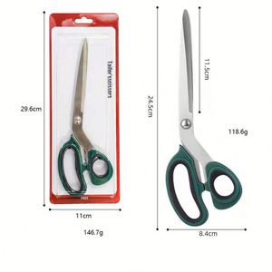 Ciseaux de tailleur professionnels en acier inoxydable de 10 pouces, écologiques, à lame droite, pour la coupe de tissus, la couture et l'usage domestique - Product Image 4