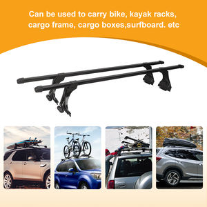 <span class=keywords><strong>Barres</strong></span> transversales universelles amovibles pour <span class=keywords><strong>toit</strong></span> <span class=keywords><strong>de</strong></span> voiture, en acier noir, vente chaude - Product Image 2