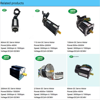 Moteur servo BLDC 48VDC 200W 400W 750W 1kW 2kW 3kW 4kW 5kW 1500rpm 3000rpm et driver, personnalisation prise en charge