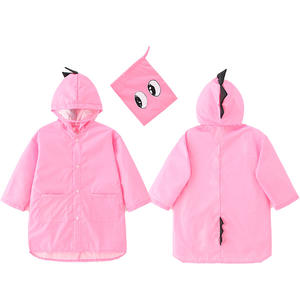 Niño 100% poliéster a prueba de agua niños capa de lluvia impresa chaqueta de lluvia niños chica impermeable - Product Image 2