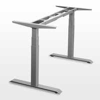 Bureau réglable en hauteur à double moteur pour le travail et l'étude, table électrique assis-debout, bureau informatique relevable, mobilier de bureau à domicile