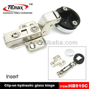 Temaxソフトクローズ35mmカップガラスドアヒンジ/スロークローズヒンジ - Product Image 6