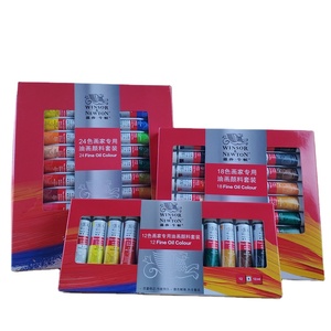 Winsor&amp;Newton Professional 12/18/24 Color Oil <strong>Paint</strong> <strong>Set</strong> for Artists DIY Oil Painting on Canvas - Product Image 1