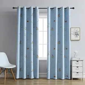 Rollo de tela de cortina con estampado opaco, gran oferta, fabricante de telas para cortinas