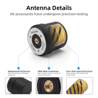 Vermessungs-RTK-GNSS-Antenne GPS GLONASS BeiDou Dual-Band L1 L2 Hochpräzise Vertikale Aktive Antenne mit Gewindeanschluss OEM