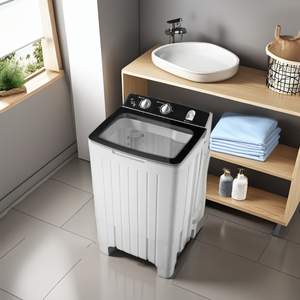 Lavadora de carga superior de bañera individual <span class=keywords><strong>Speed</strong></span> <span class=keywords><strong>Queen</strong></span> de 15kg con cubierta de vidrio Lavadora de <span class=keywords><strong>lavandería</strong></span> de gran capacidad - Product Image 5