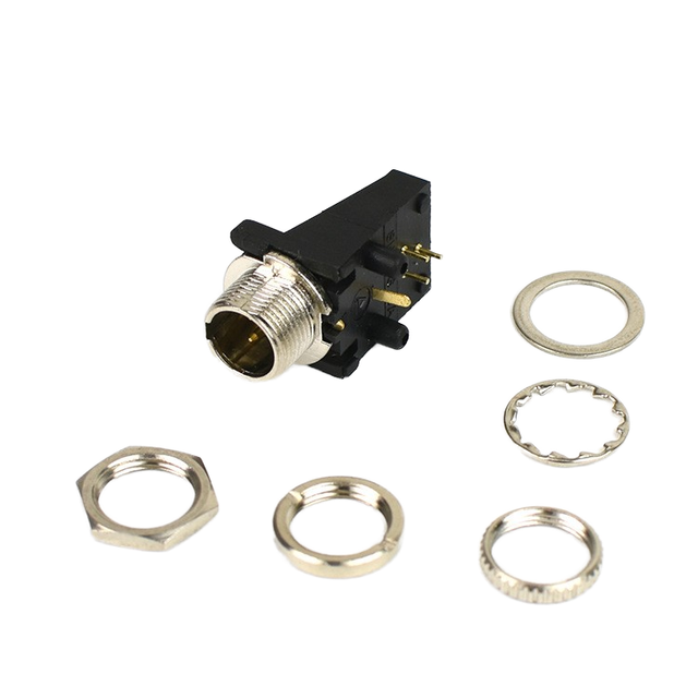 Mini Xlr Male Jack Right Angle Pc Mount Elbow 90 Degree Mini Xlr Connector 3 Position Circular Receptacle Solder Connector