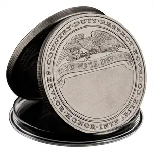 US Challenge Coin 82nd Antique Silver Plated Souvenirs And Gifts Collectible Commemorative Coins