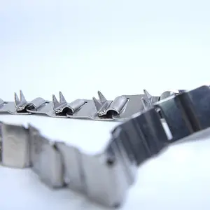 <span class=keywords><strong>Collar</strong></span> de <span class=keywords><strong>perro</strong></span> de acero inoxidable negro Herm <span class=keywords><strong>Sprenger</strong></span> grande de cadena de estrangulación profesional para exteriores - Product Image 1