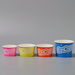 Tùy Chỉnh Bao Bì Thực Phẩm Cấp Phân Hủy Sinh Học Giấy Bát Dày Sữa Chua Container Cho Khuấy Chiên Tường Duy Nhất Kem Đơn - Product Image 6