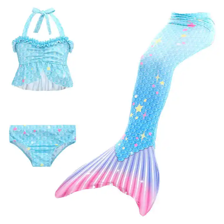 새로운 디자인 인어 수영복 의상 여러 가지 빛깔의 인어 공주 원피스 성인 어린이 소녀 인어 꼬리 수영복