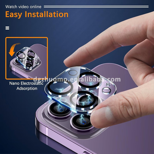 ฟิล์มกันรอยเลนส์กล้องแบบกระจกนิรภัย Ultra Clear Grade AAA 9H สำหรับ 17 Pro Max/Air 3D Radian บางเฉียบ ป้องกันรอยนิ้วมือ ป้องกันการแตก - Product Image 4