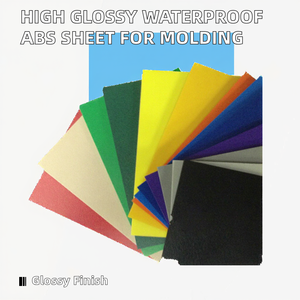 Hochglänzende Wasserfeste Weiße <span class=keywords><strong>ABS</strong></span>-Kunststoffplatte für Vakuumformung Schneideservice 600x1200mm Größe 1,3-1,5mm Dicke - Product Image 2